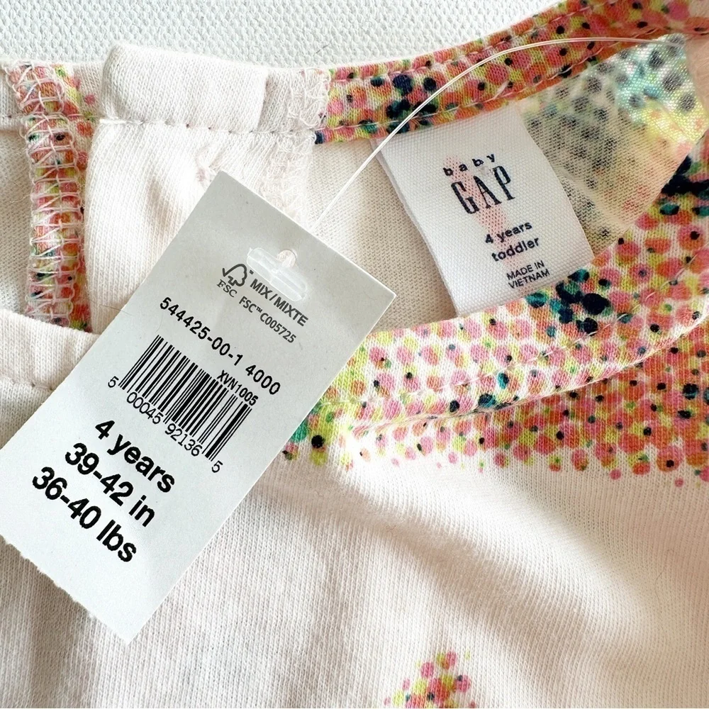 Baby Gap Romper Shorts Watermelon Print Little Girls 4 Toddler